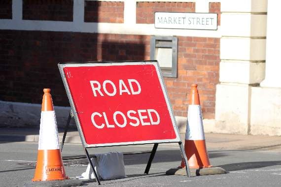 Essential maintenance closes roads