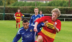 An action-packed match for Peasedown Athletic