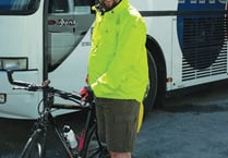 Local coach driver chooses different set of wheels for charity challenge