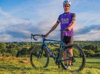 Elliot pedals up valuable support for charity