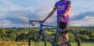 Elliot pedals up valuable support for charity