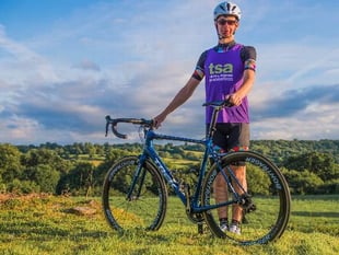 Elliot pedals up valuable support for charity