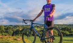 Elliot pedals up valuable support for charity