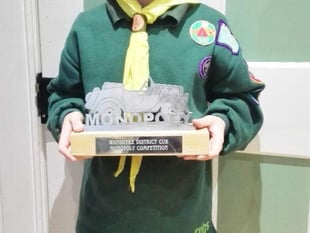 Radstock Cub wins Monopoly challenge