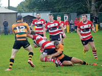 Norton under attack from Thornbury - Thornbury 38 Midsomer Norton 0