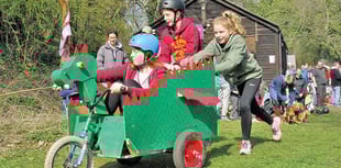 Scouts on their Soapbox!