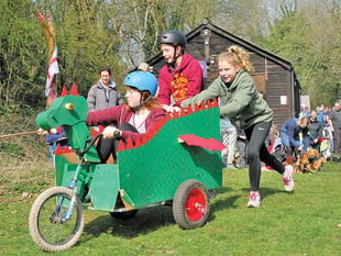 Scouts on their Soapbox!