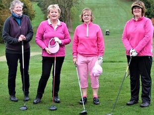 Wells Golf Club pretty in pink for fundraising Stableford