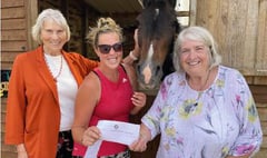 Inner Wheel help local project trot towards target