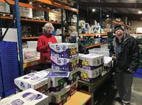 Cadbury's Easter Eggs a welcome donation for Foodbank
