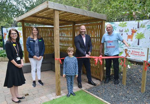 Local charity's latest donation sees new garden unveiled at RUH