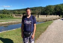 Inspirational Timsbury man completes eighty mile solo walk with no sight and a GPS app