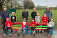 Kilmersdon Primary School pupils welcome hancrafted buddy benches