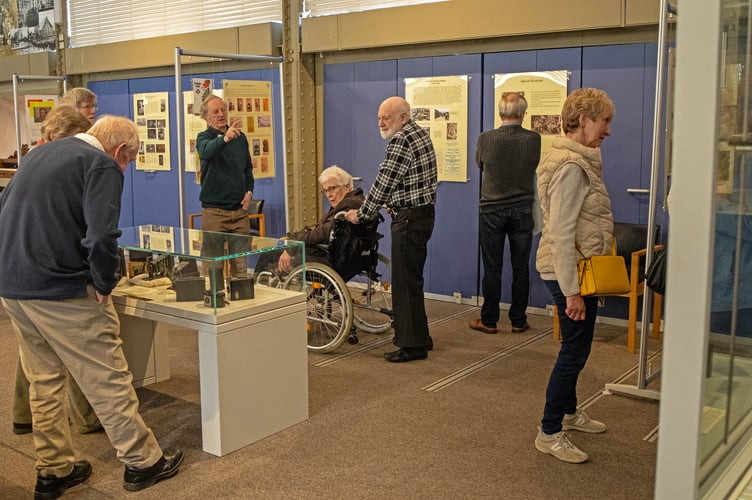 Members of NRPS attend private exhibition at Radstock Museum.
