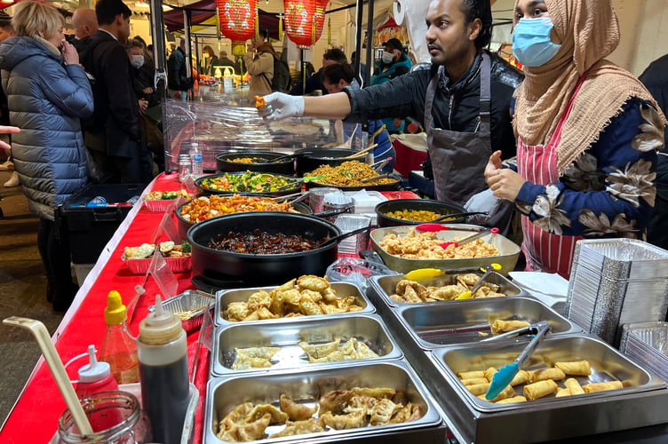 London Street market, by Jane Richardson.