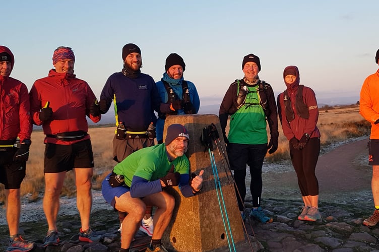 Runners joined throughout the day and night to run sections and keep spirits high.