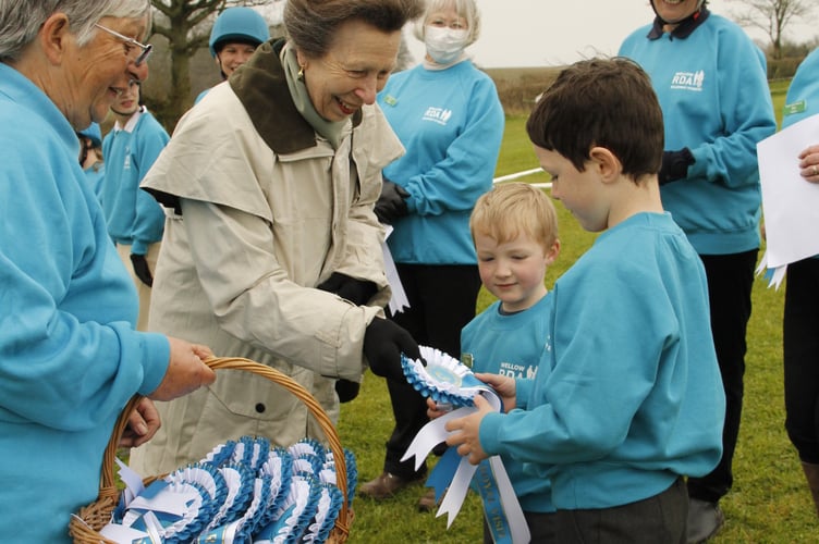 Princess Anne visited Kilkenny Stables.