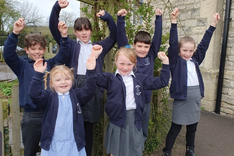 Shoscombe Church School raised £500 for British Red Cross. 