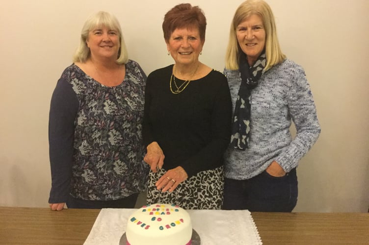 Caroline Shearn, Margaret Crane (President) and Janice Cuer.
