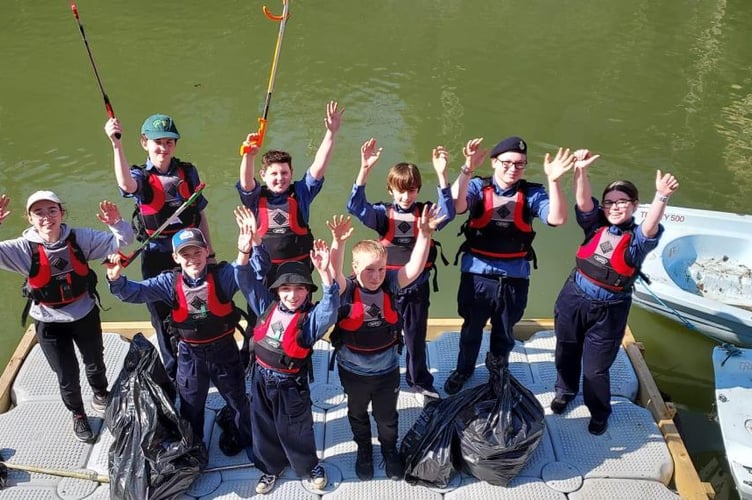 Bath Sea Cadets on the River Avon.