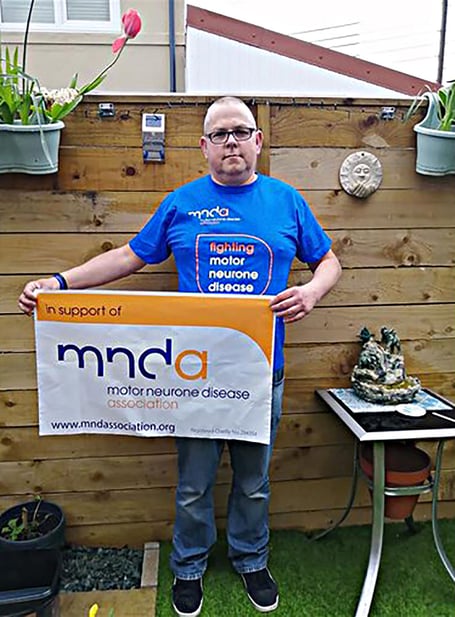 Jason Preston is raising money for Motor Neuron’s Disease in memory of his mother.