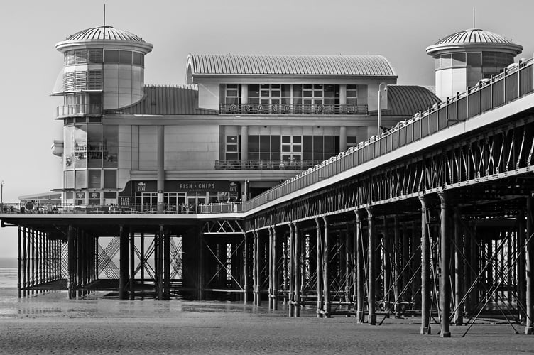 Janice Cuer’s Pier photograph won the Mono Section.