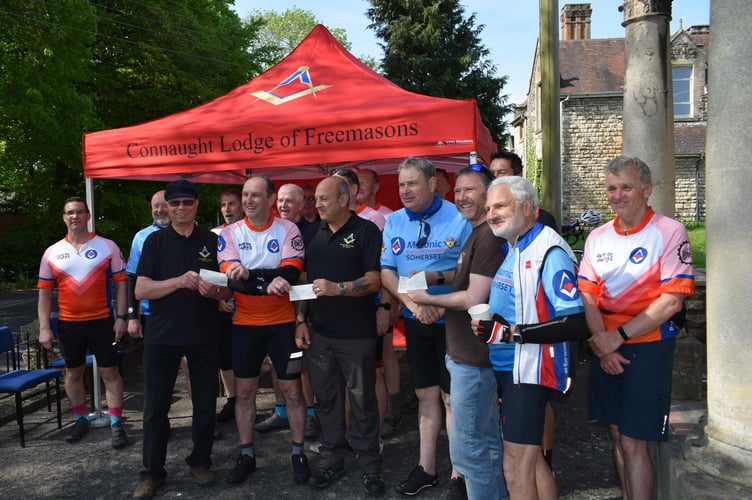 Charity bike ride, Tour de Temples. 