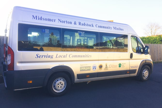 Midsomer Norton Community Bus could be at the end of its days if no clubs need it. 