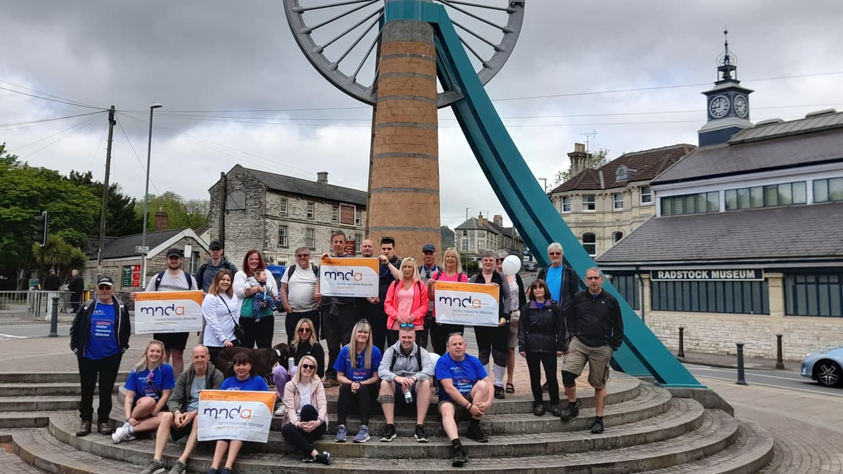 Radstock Wheel to Bath Abbey Dedicated group raise over £1,000 for