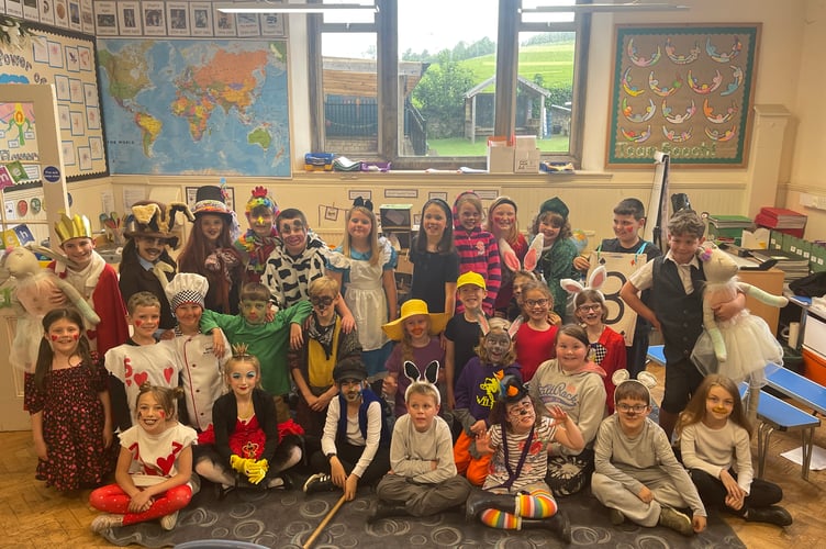 Shoscombe School children put on a show to remember. 