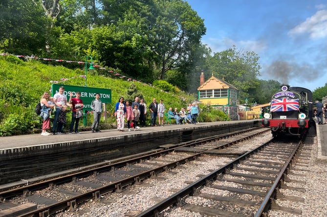 Somerset and Dorset Railway held an event for the Jubilee weekend. 