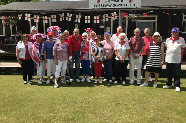Fosseway Bowls Club  held a Jubilee event. 