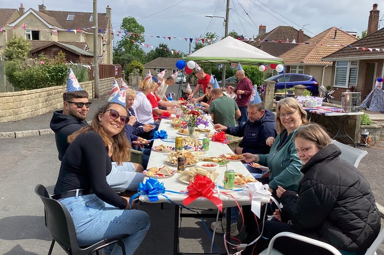 St Peter’s Road residents enjoyed a street party for the Queen’s Jubilee. 