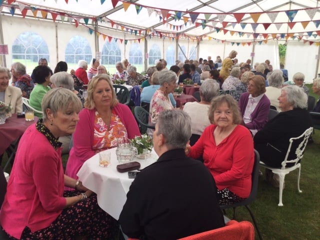 Rosemary Blatchford held an event to raise money for RUH Breast Care Unit. 