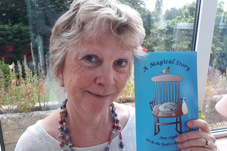 Jane Clark with her book ‘A Magical Story’.
