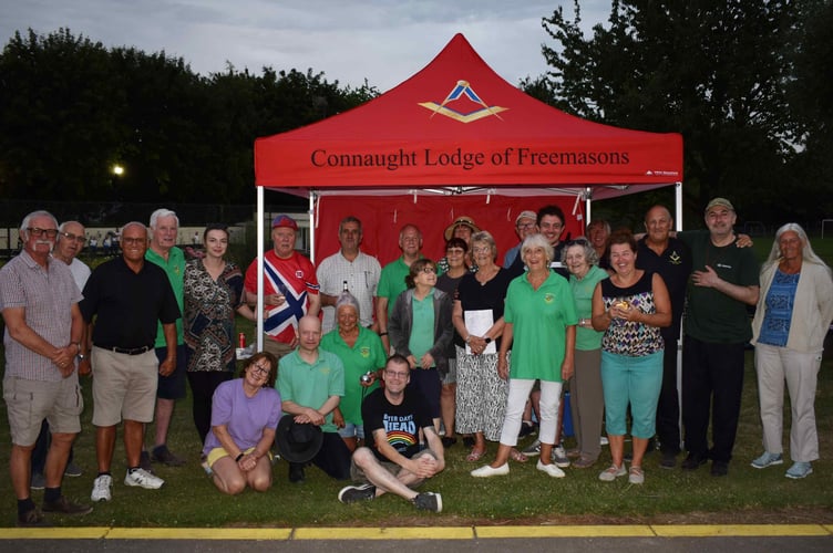 The Connaught Freemasons Lodge team.
