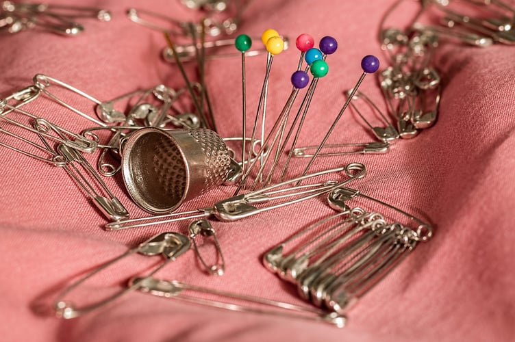 Sewing needles.