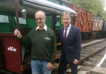Metro Mayor visits marvel Midsomer Norton Railway Station