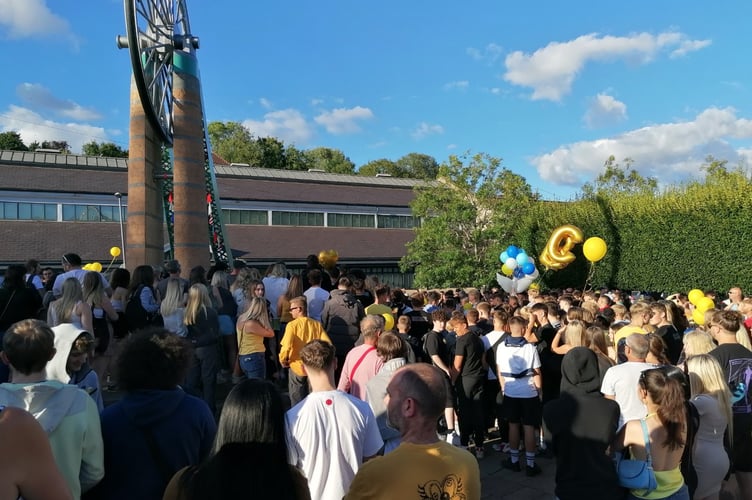 The community gathers to remember Charley Bates