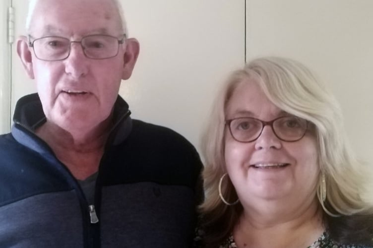 Linda Beale with her husband Steve