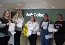 Bath College students celebrate their results