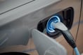 Sheltered EV forecourt at Bristol Airport