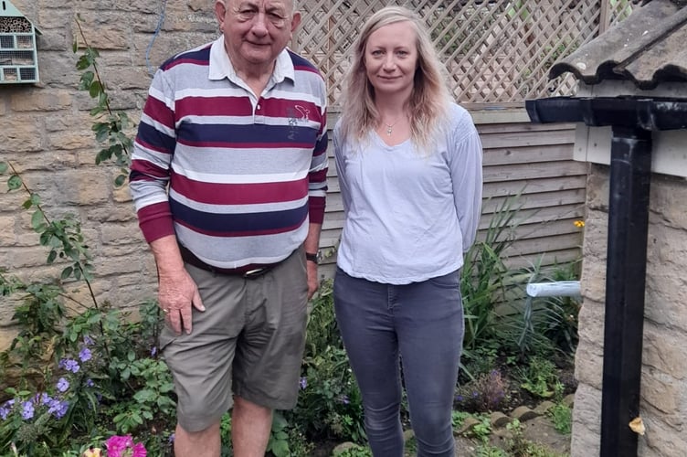 Tim and Rebecca Cowley are walking nine miles to raise money for Breakthrough, a UK charity helping victims going through trauma. 