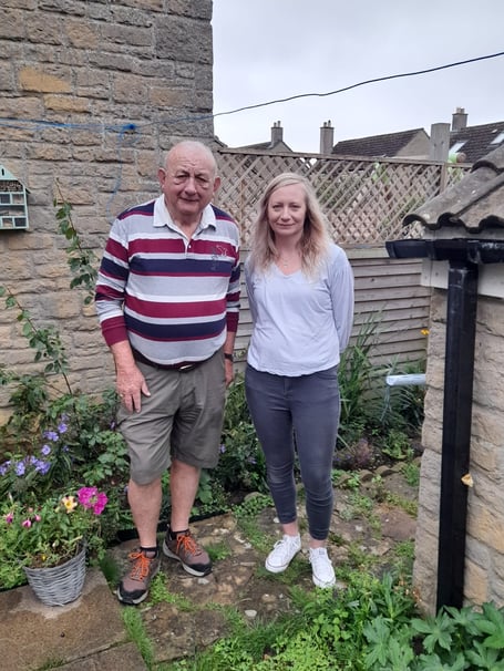 Tim and Rebecca Cowley are walking nine miles to raise money for Breakthrough, a UK charity helping victims going through trauma. 