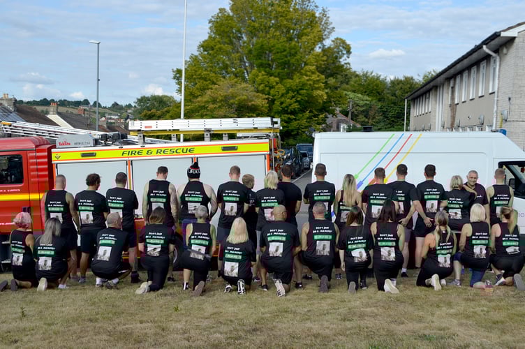 The team will be running wearing t-shirts with Harry’s photograph on the back, stating ‘Don’t just be a memory, ask for help’.