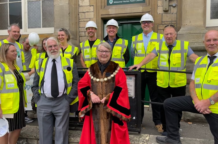 After many years of planning, on Monday the first phase of refurbishing Midsomer Norton’s iconic Town Hall started.