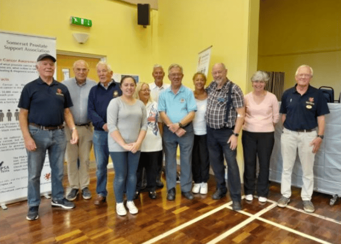 Radstock and Midsomer Norton Lions held a successful event with Somerset Prostate Support Association.