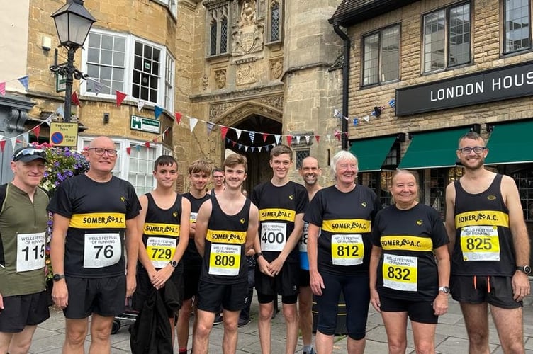 Somer AC Running Group joined Wells 5k and 10k.