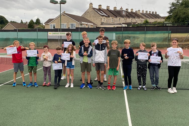 Camvale Tennis Club celebrate a great competition.