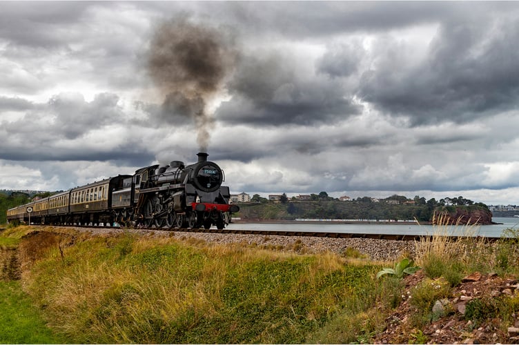Jill Toman’s winning photograph ‘Dartmouth Steam Railway’.